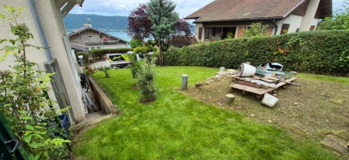 Création gazon Annecy