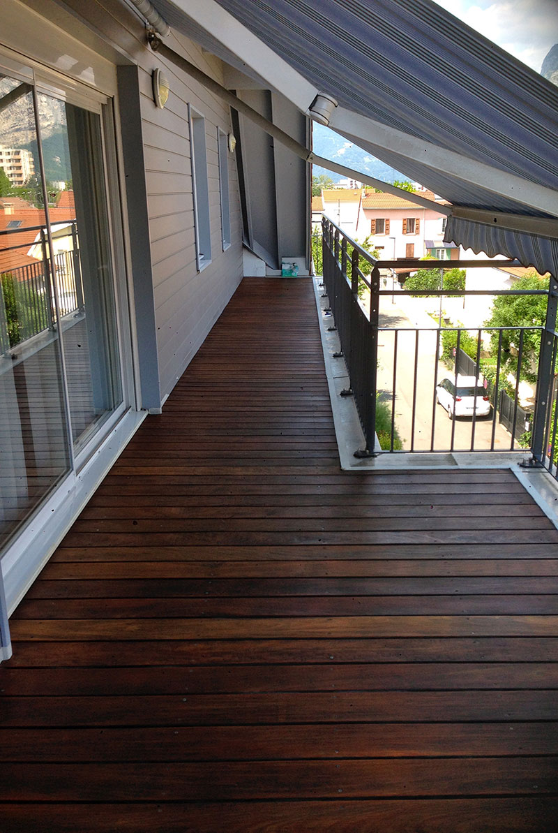 Paysagiste Grenoble terrasse bois